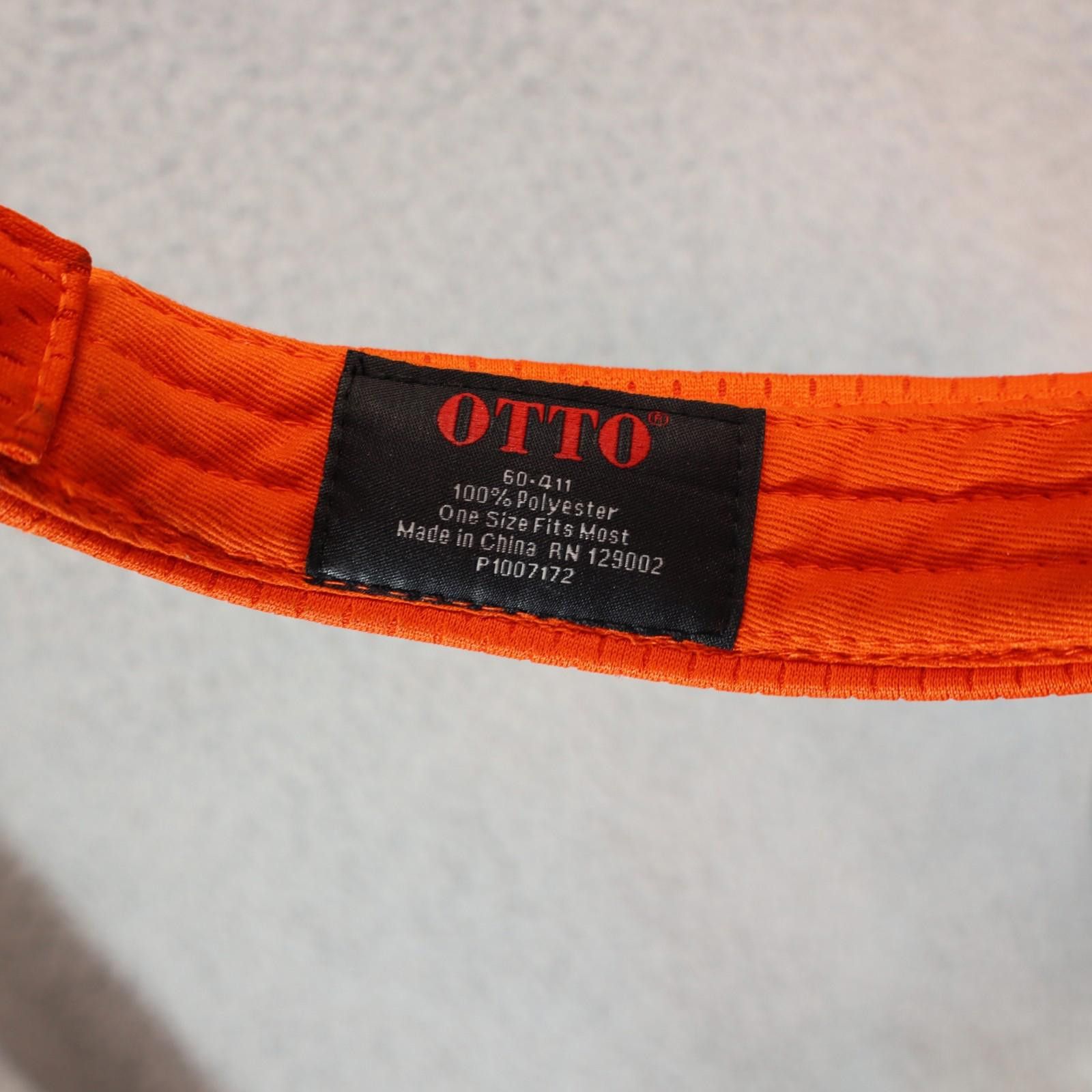 Other Vtg Hooters Visor Owl's Nest Orange Mesh Hat Cap Otto Size ONE SIZE - 9 Thumbnail