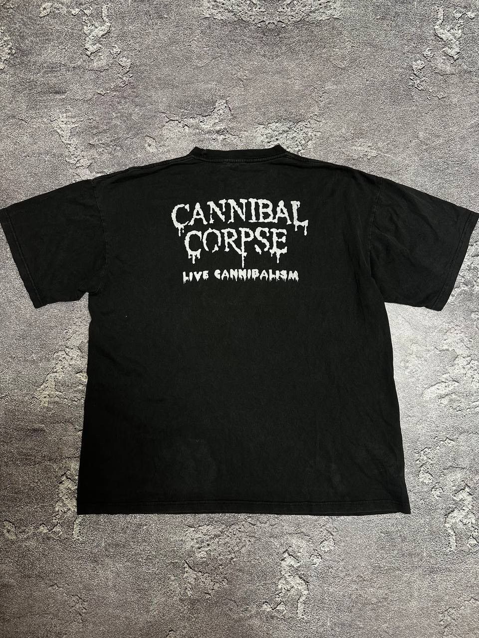 Band Tees × Vintage Rare!! Vintage 2002 Cannibal Corpse Butchered At Birth Tee Size US L / EU 52-54 / 3 - 11 Thumbnail