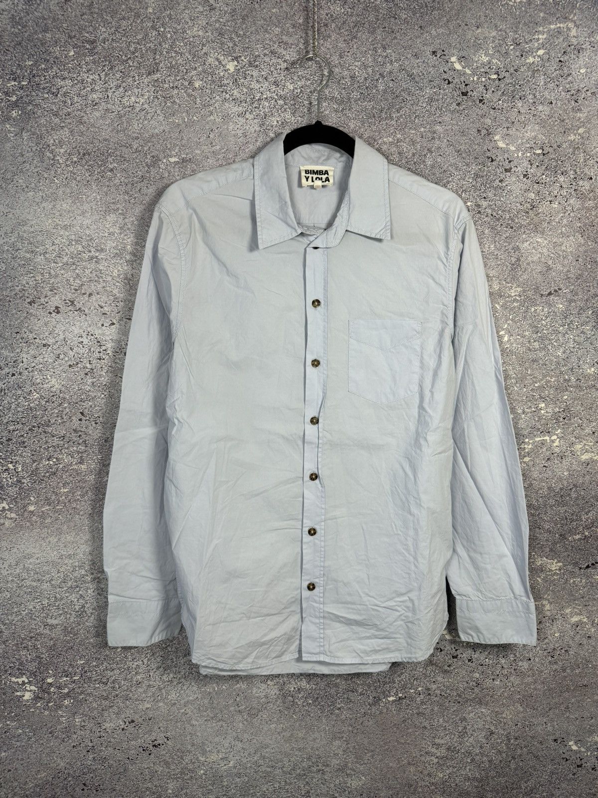 Designer × Japanese Brand × Vintage Bimba y Lola Blue Shirt Button up oldmoney S size Size US S / EU 44-46 / 1 - 1 Thumbnail