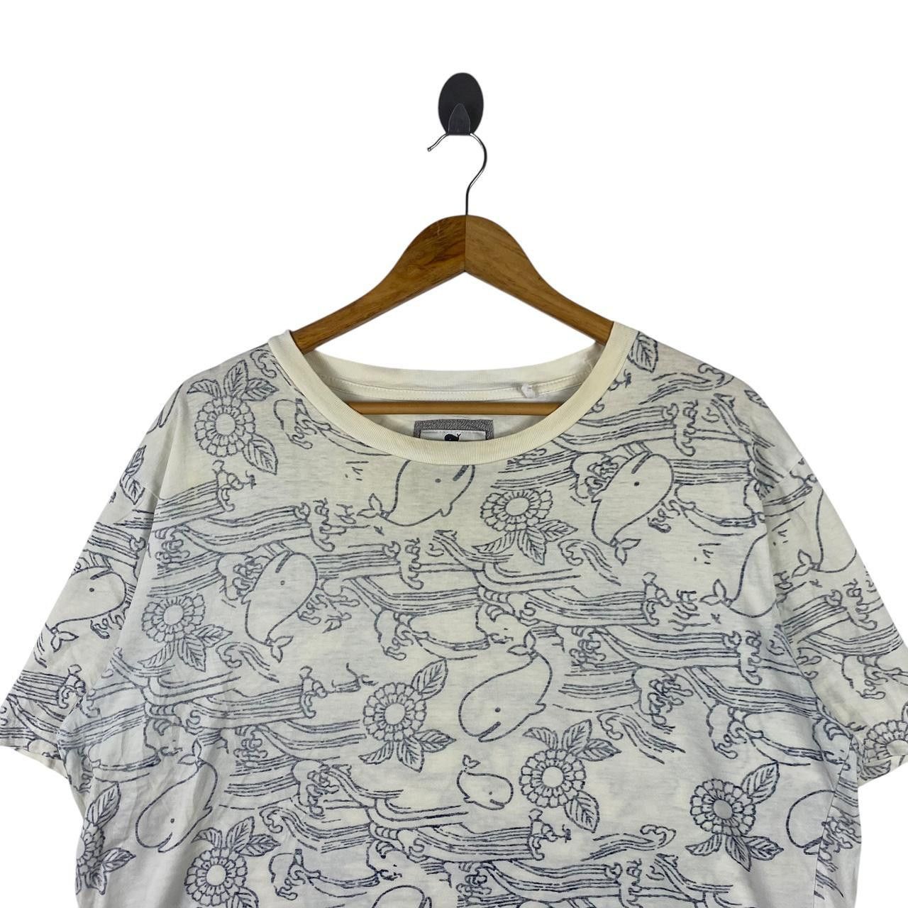 Other FAT ANIMAL WHALE Ocean Creature Over Print Tee Shirt Top Size XXL / US 16-18 / IT 52-54 - 2 Thumbnail