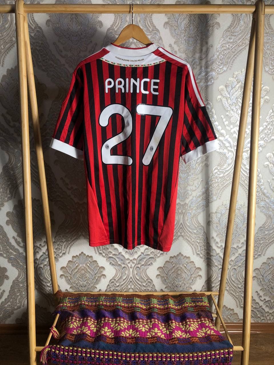 Adidas VINTAGE ADIDAS FC MILAN ITALY SOCCER JERSEY RETRO Y2K 90s Size US XL / EU 56 / 4 - 1 Thumbnail