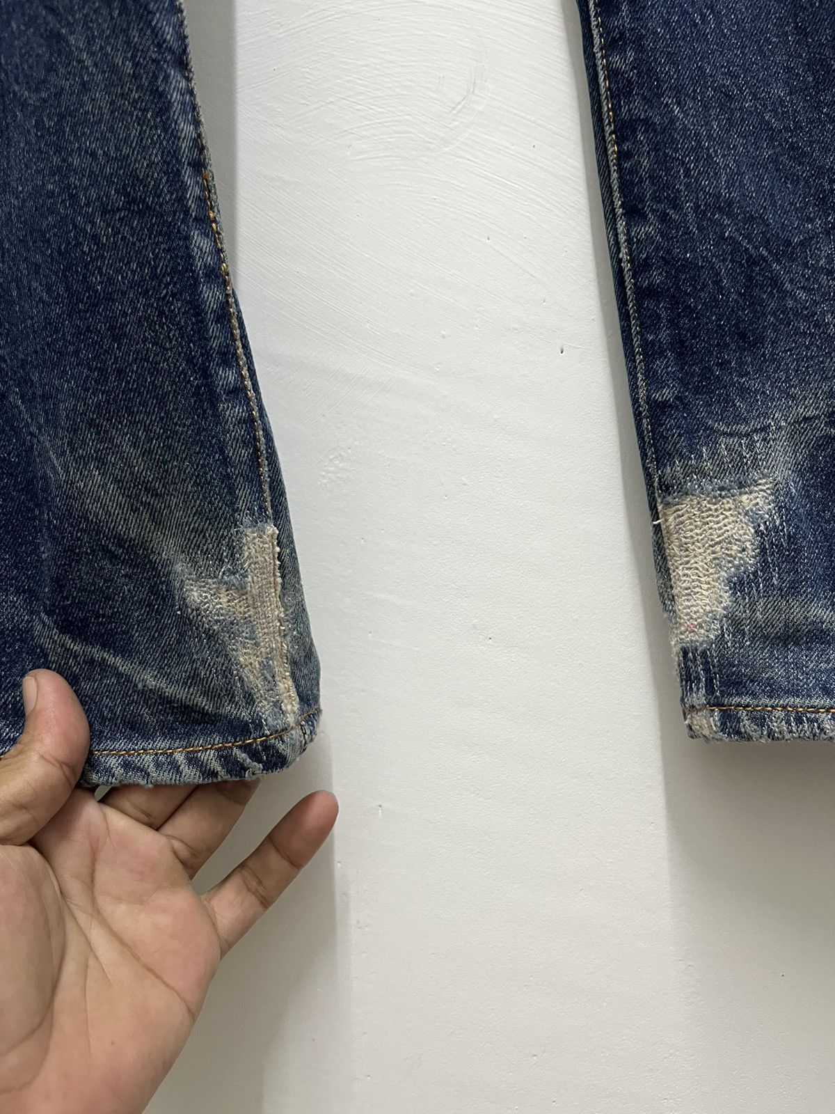 Levi's Vintage Levis 501 XX Big E Selvedge Repaired Denim W30 Size US 30 / EU 46 - 15 Thumbnail