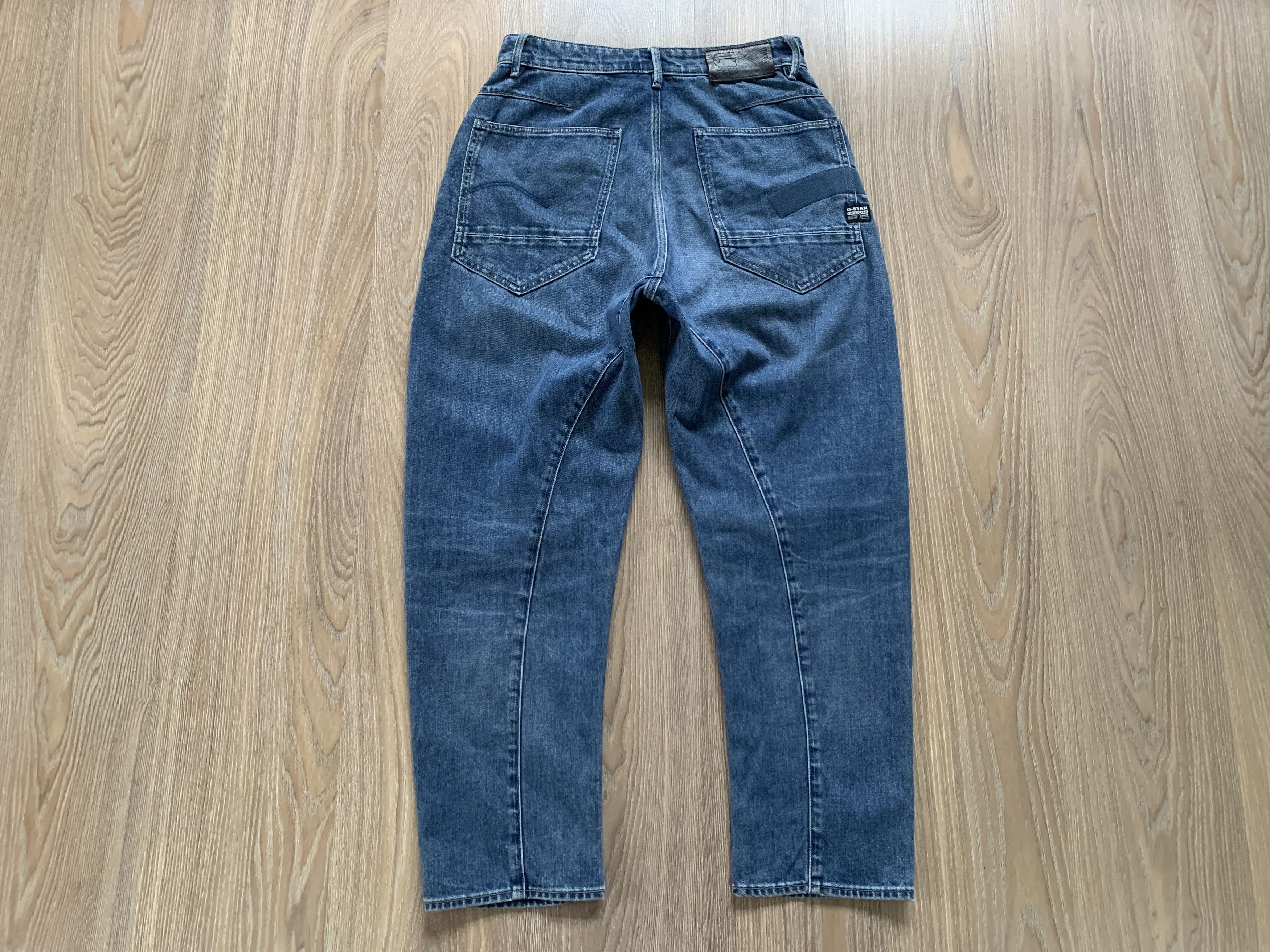 G-Star G Star Raw Women's C-Staq 3d Boyfriend Crop Blue Jeans Size 27" / US 4 / IT 40 - 3 Thumbnail