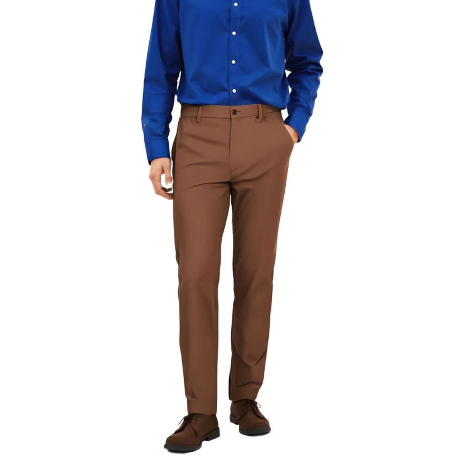 Michael Kors Michael Kors Men's Light Brown Casual Dress Pants W42 L32 Size US 42 / EU 58 - 1 Thumbnail
