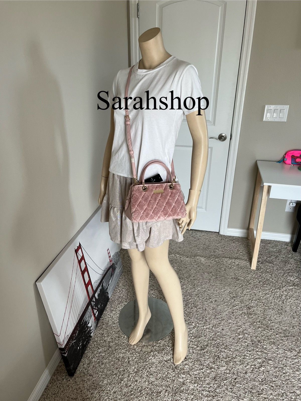 Kate Spade Kate Spade Carey Faux Fur Small Sullivan Satchel Size ONE SIZE - 8 Thumbnail