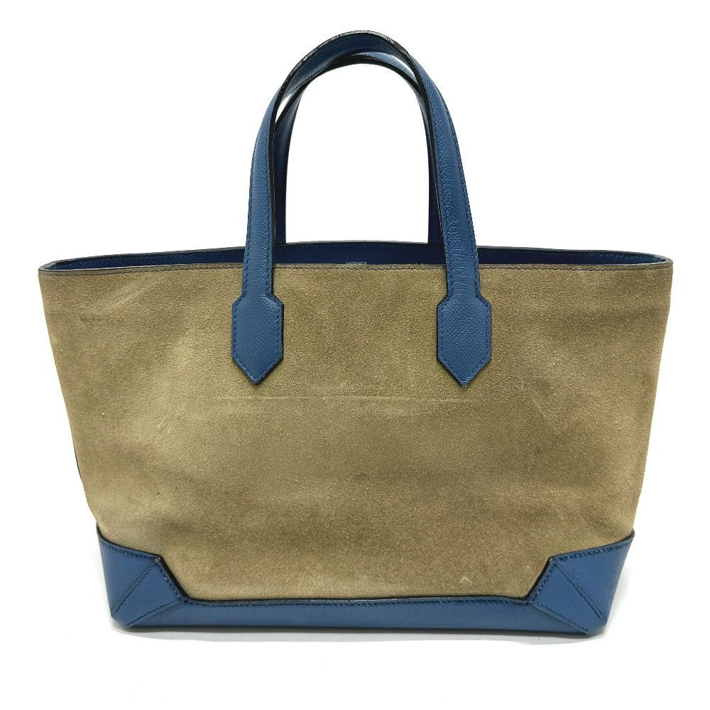 Hermes Maxi Box Hippo 30 Handbag Tote Bag Epson Women Griscaille Blue Agat