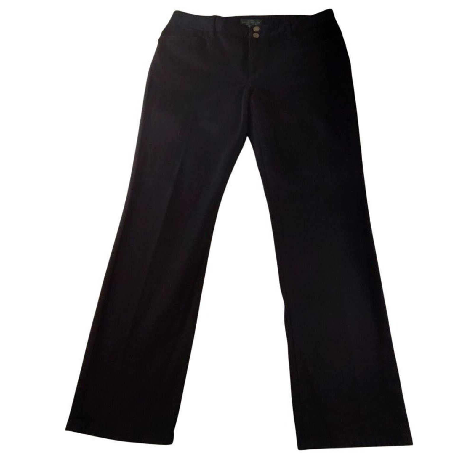 Lauren Ralph Lauren LRL Ralph Lauren Black Jeans Denim Stretch Women's 16 Size 38" / US 16 / IT 52 - 2 Thumbnail