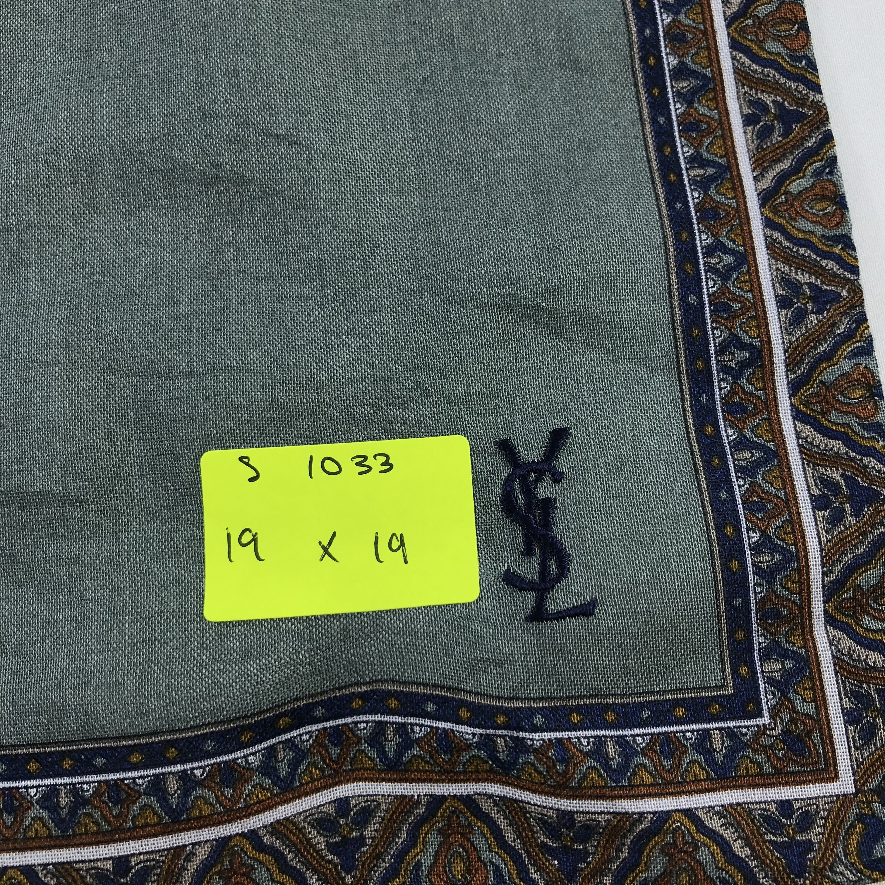 Vintage × Yves Saint Laurent Yves Saint Laurent Bandana / Handkerchief/Neckerchief -S1033 Size ONE SIZE - 5 Thumbnail