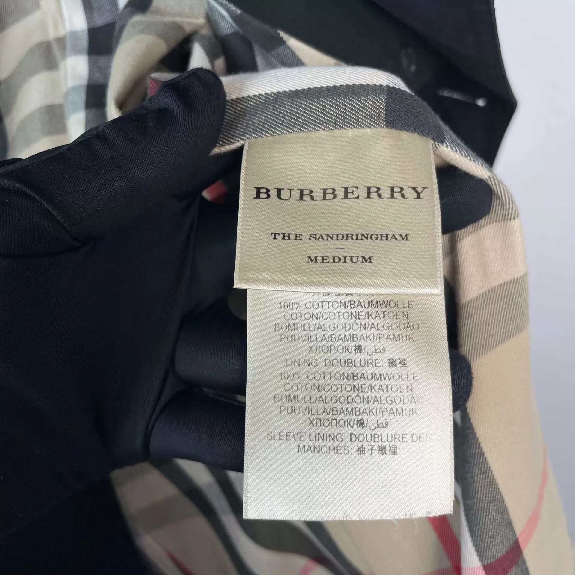 Burberry Burberry cotton trench coat 38 black Size XS / US 0-2 / IT 36-38 - 4 Thumbnail