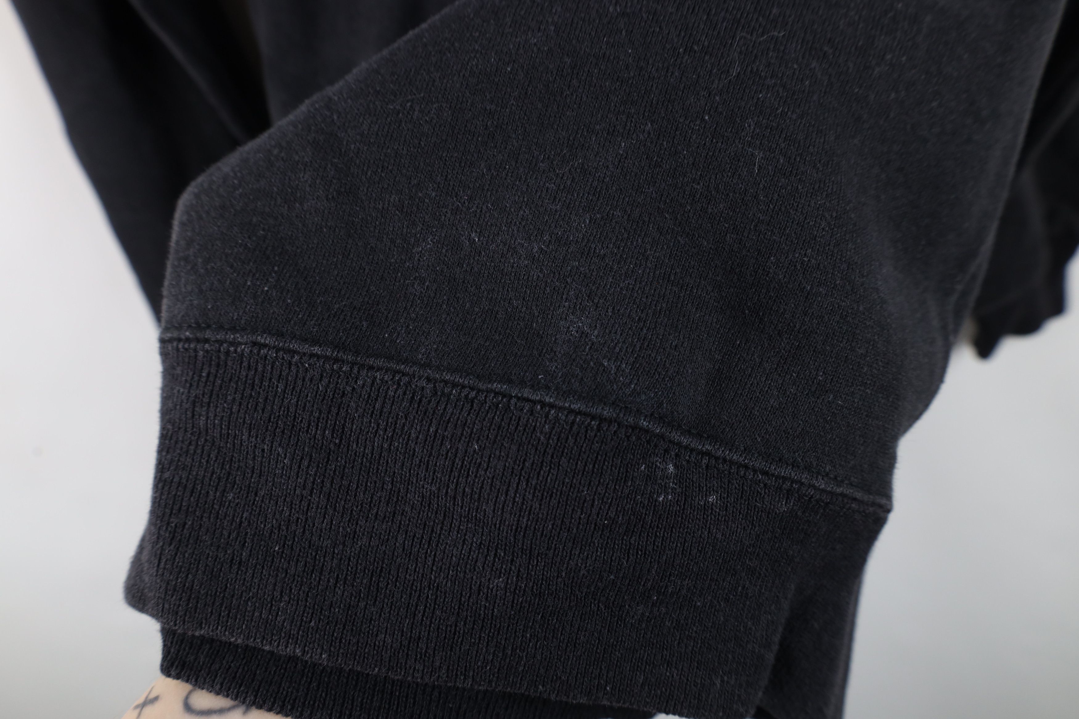 Hanes Vintage 80s 90s Hanes Blank Crewneck Sweatshirt Black USA Size L / US 10 / IT 46 - 11 Thumbnail