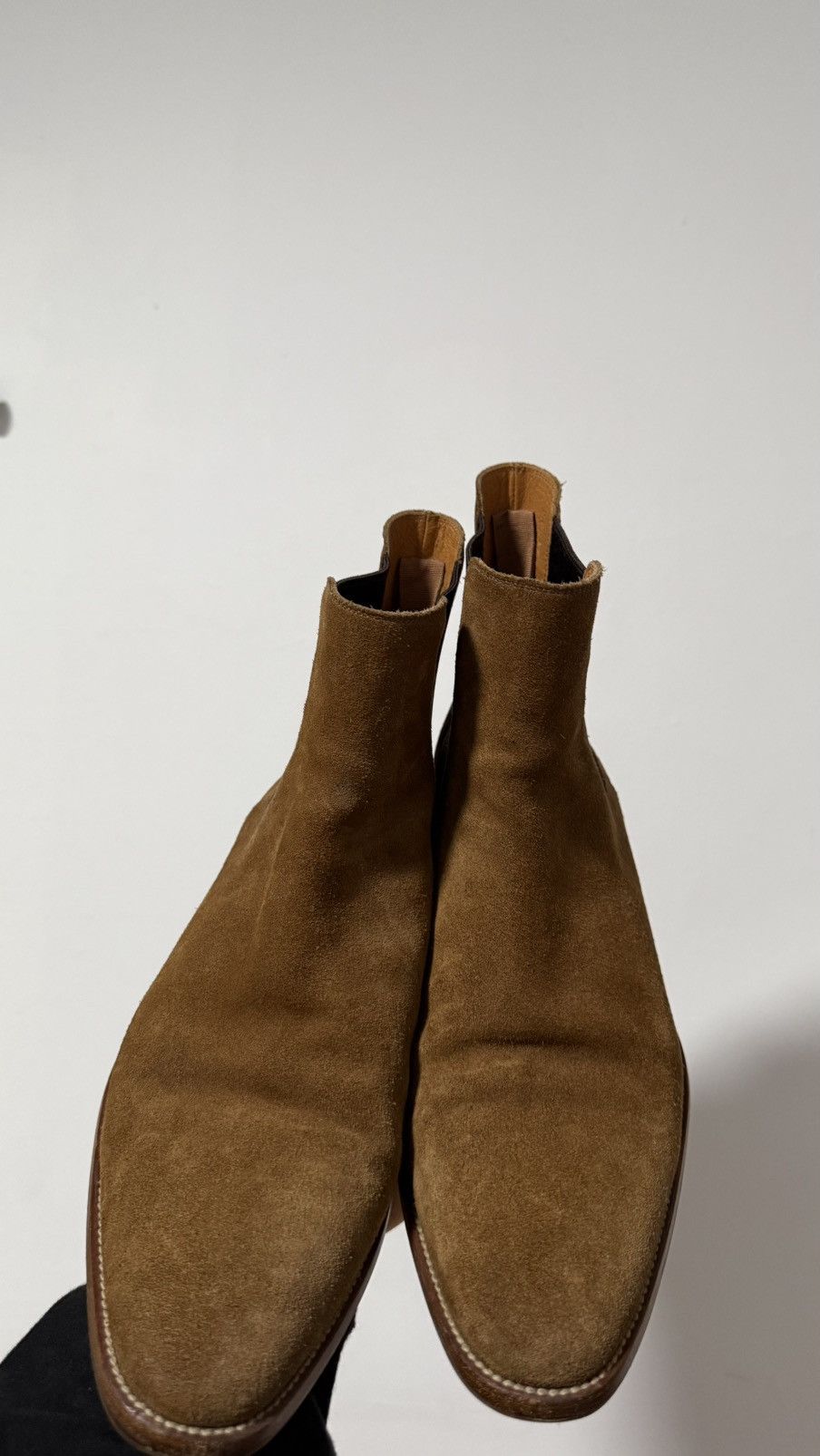 Saint Laurent Paris SLP Chelsea Boot Brown / Walnut Size US 8.5 / EU 41-42 - 2 Thumbnail