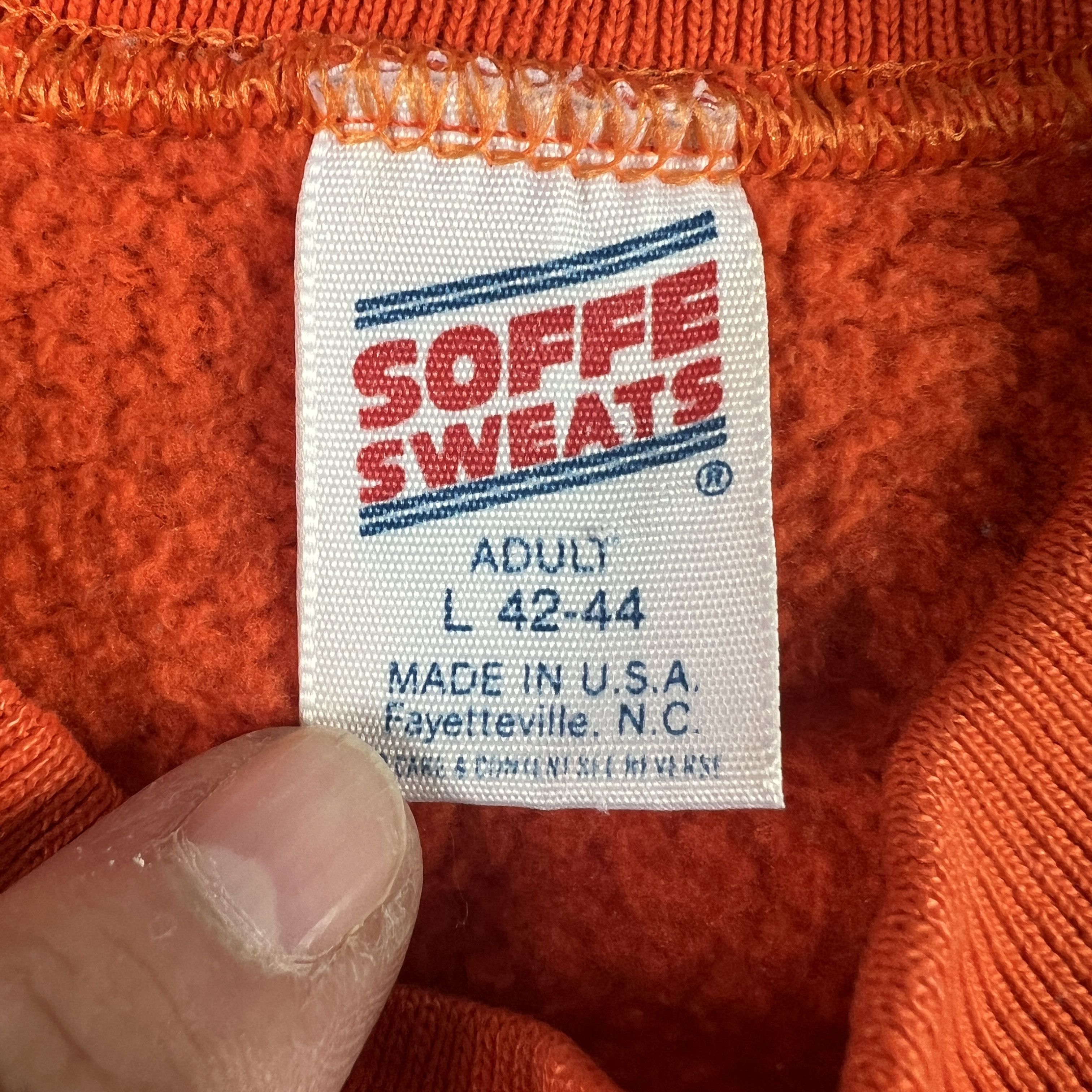 Soffe VTG 80s Miami Hurricanes Sweatshirt Orange Crewneck USA Size US M / EU 48-50 / 2 - 10 Thumbnail
