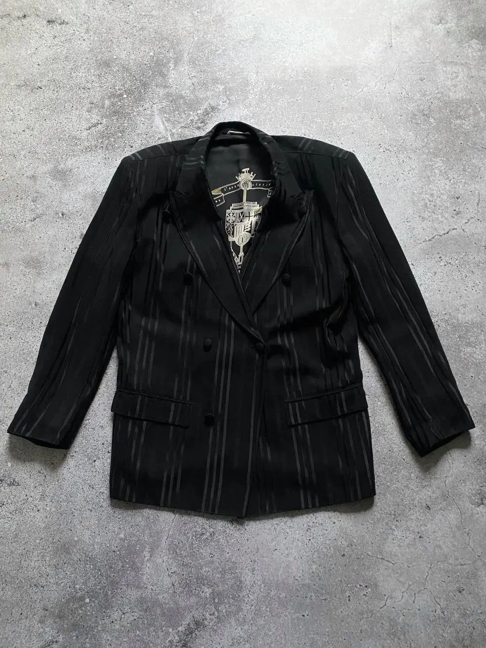Marithe + Francois Girbaud 1980s MARITHE FRACOIS GIRBAUD MOMENTODUE WOOL SUIT SET RARE Size 48L - 3 Thumbnail