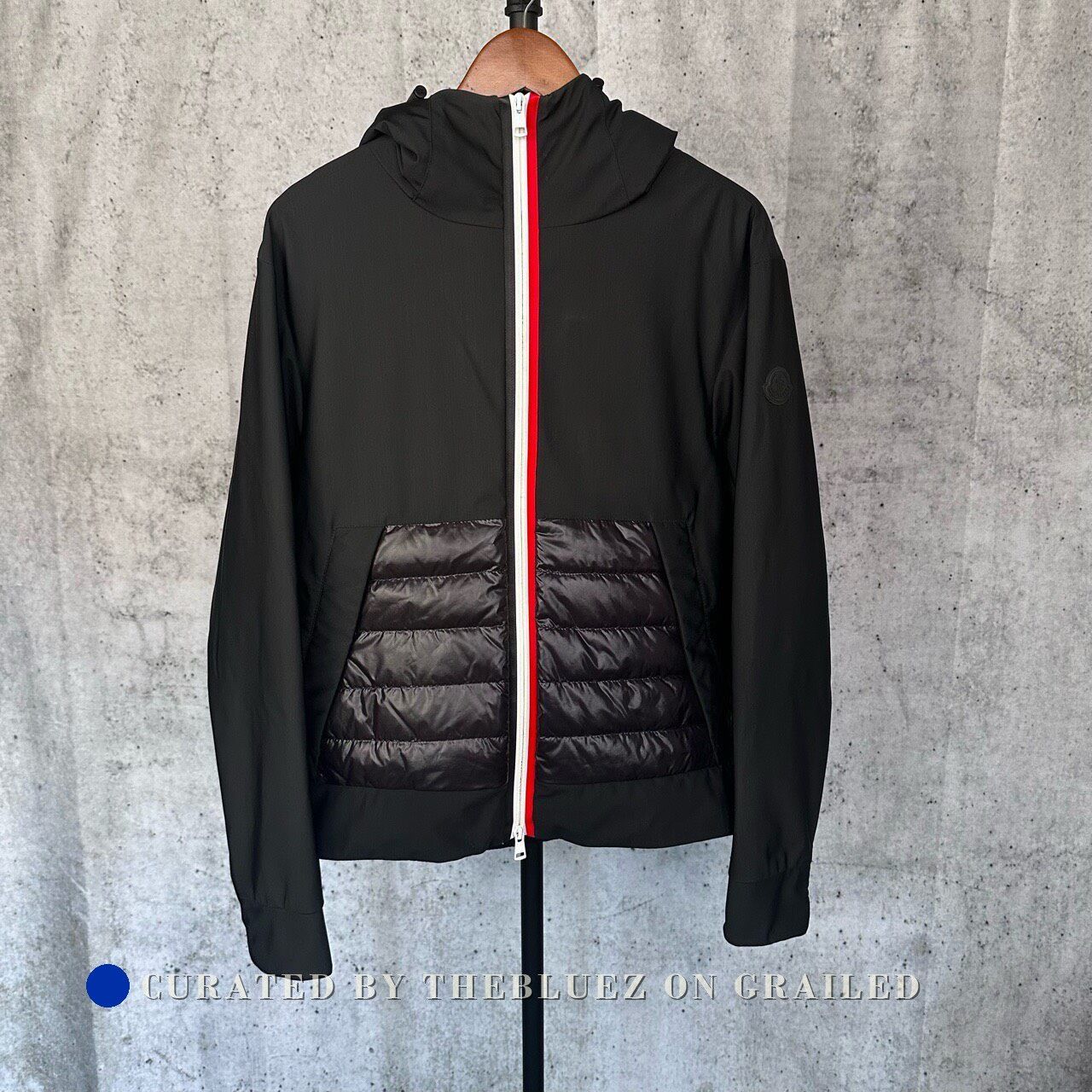 Moncler Moncler Lightweight Striped Zipper Down Jacket Size US M / EU 48-50 / 2 - 1 Thumbnail
