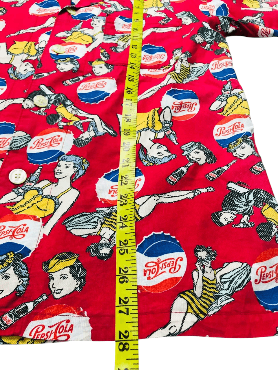 Pepsi Vintage Pepsi Cola All Over Print Button Up Shirt Size US M / EU 48-50 / 2 - 10 Thumbnail