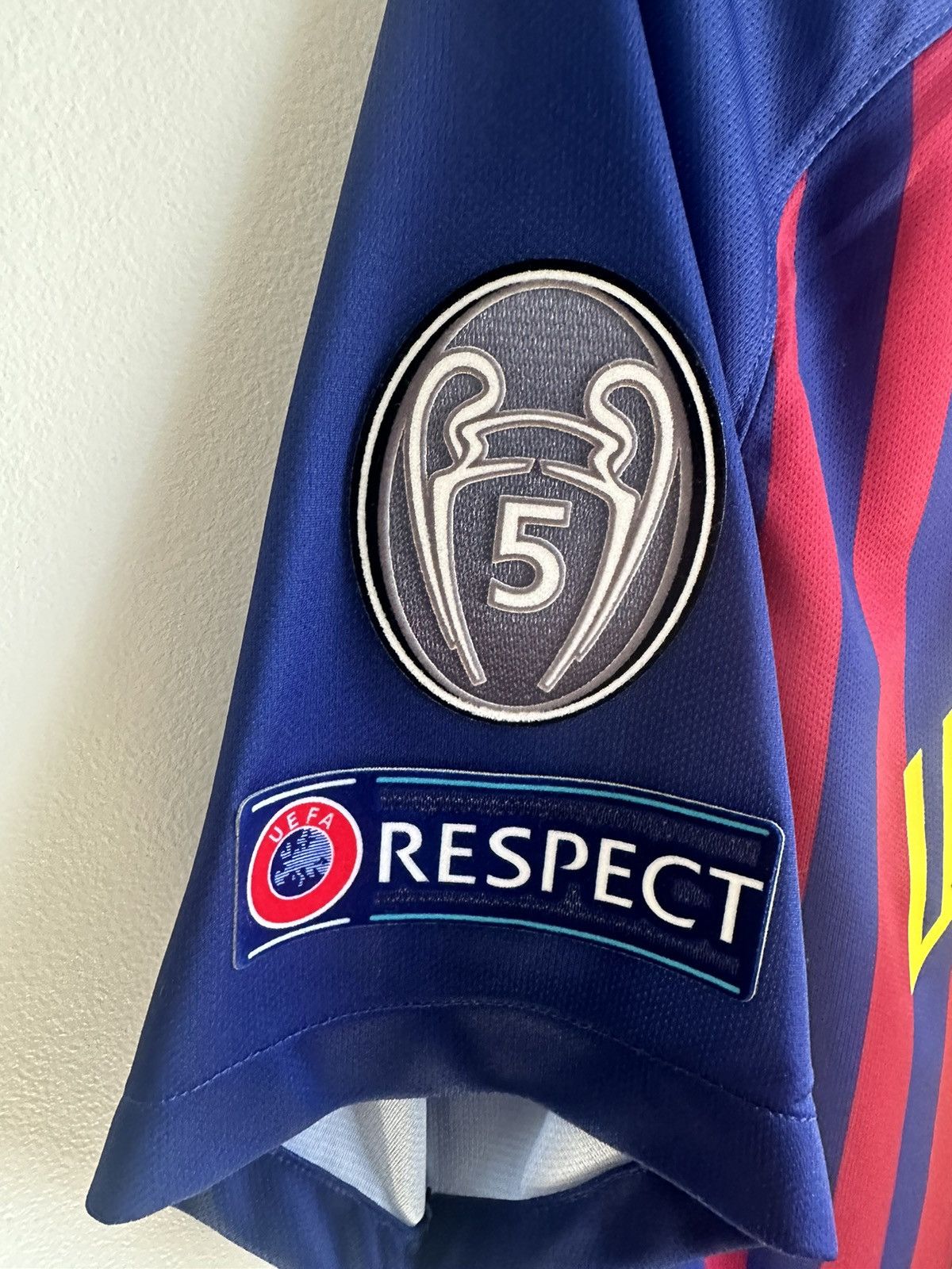 2018 19 Barcelona Home Jersey 10 Messi Nike ChampionsLeague Jerseys