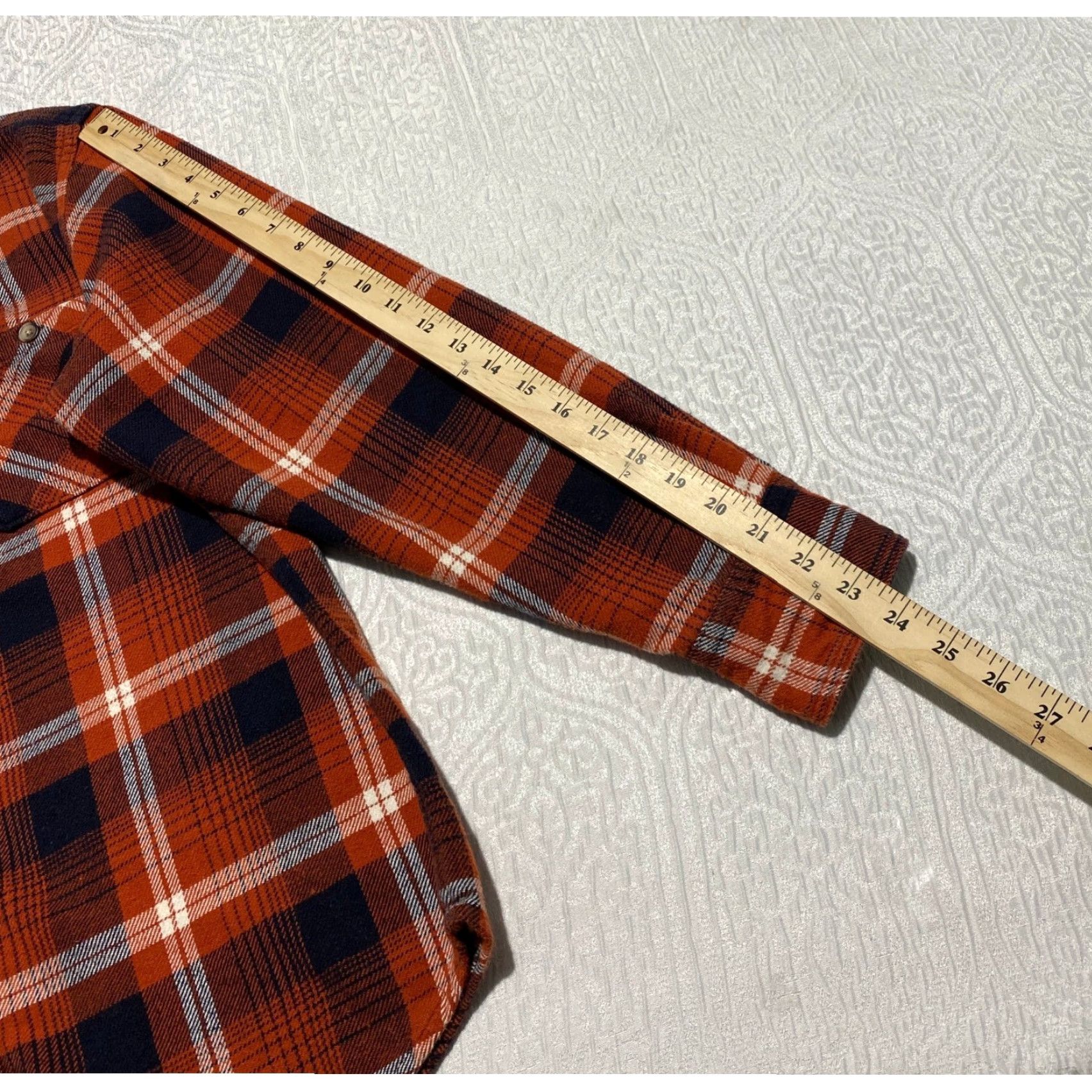 Vintage Ruff Hewn Plaid Flannel Shirt Men's S Long Sleeve Button-Up Cotton Size US S / EU 44-46 / 1 - 6 Thumbnail