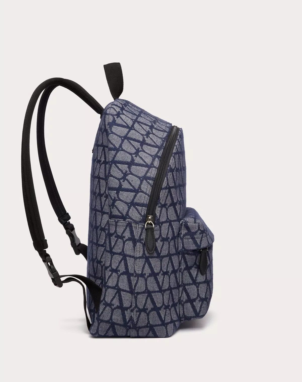 Valentino oc11z0725 Size: OS/ Iconographe Backpack in Melange/Black Size ONE SIZE - 4 Thumbnail