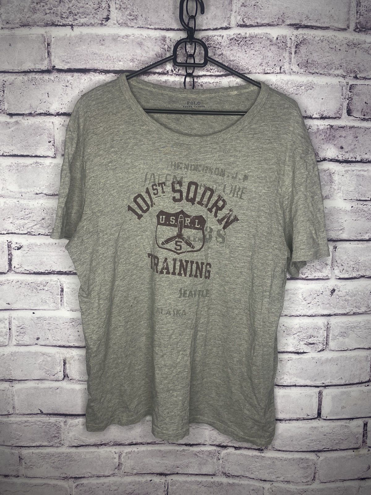 Polo Ralph Lauren MENS T-shirt Polo Ralph Lauren Ma-1 Printed Tee Size US L / EU 52-54 / 3 - 1 Thumbnail