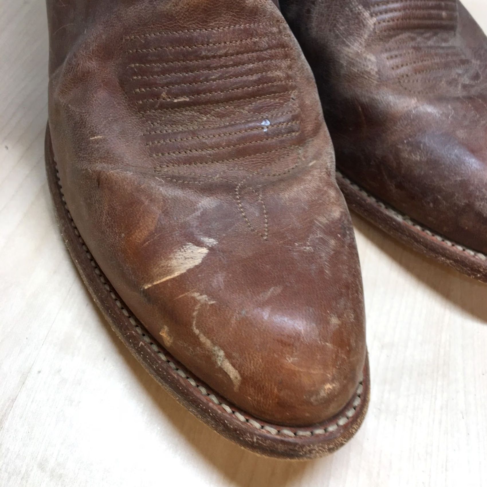 Tecovas Tecovas The Cartwright Cowboy Western Boots Mens 11.5 D Scotch Brown Cowhide Size US 12 / EU 45 - 2 Thumbnail