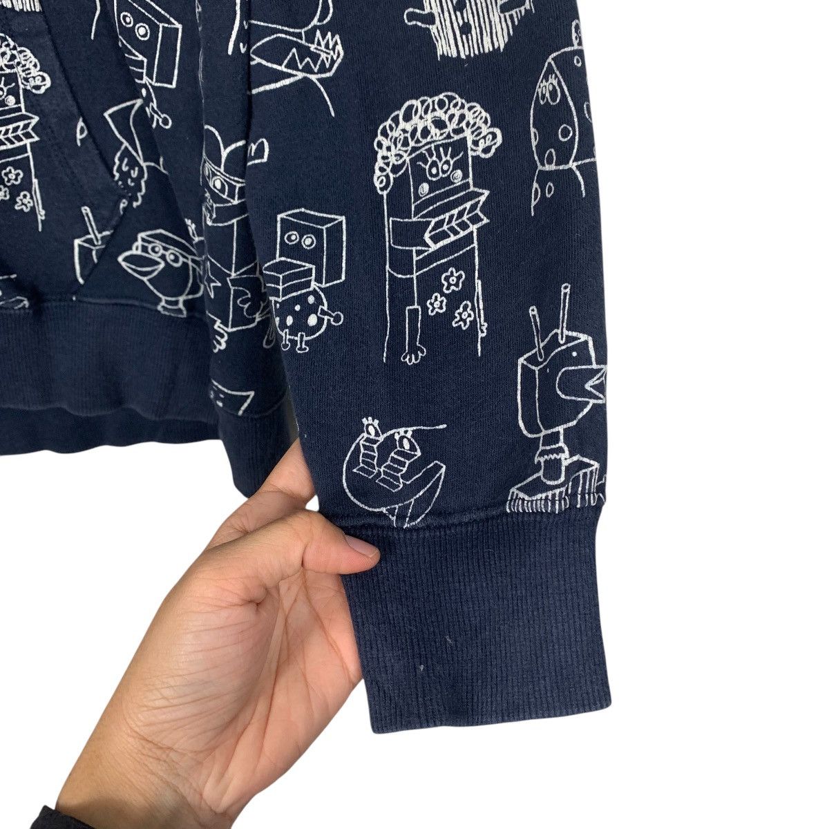 Japanese Brand Japanese Brand Graniph Fullprint Pullover Hoodie Size US M / EU 48-50 / 2 - 12 Thumbnail