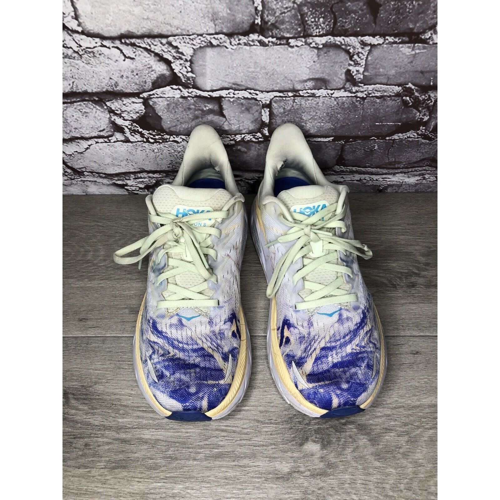Hoka Hoka One One Clifton 8 Together Multi Color Fabric Lace Runn Size US 7.5 / EU 40-41 - 2 Thumbnail