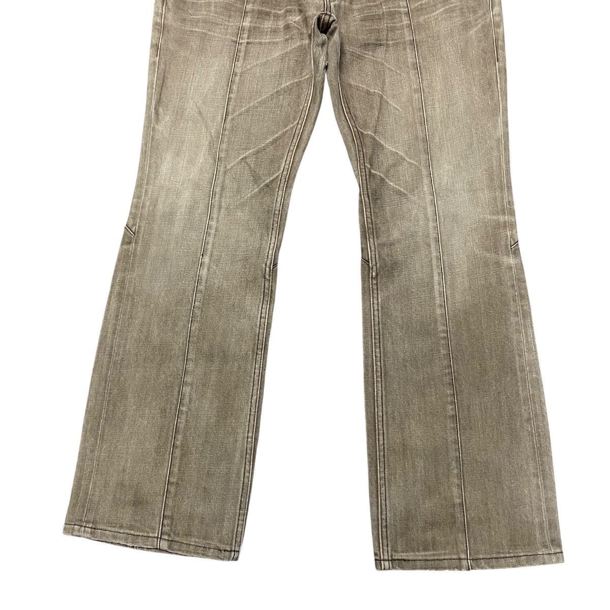 Nicole Club NCFM Fleur Brown Denim Flare Jeans Snake skin Size US 33 - 6 Thumbnail