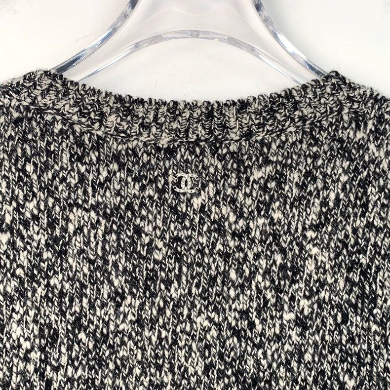Chanel ChanelSki series 24 color-blocked logo letter inlaid cashme Size XS / US 0-2 / IT 36-38 - 6 Thumbnail
