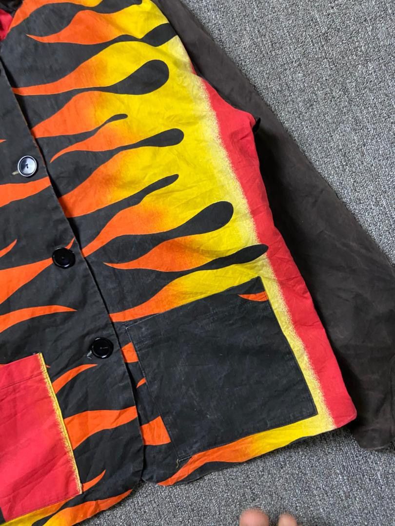 Japanese Brand HOUSE Japanese Brand Flames Button Jacket (196) Size US S / EU 44-46 / 1 - 6 Thumbnail