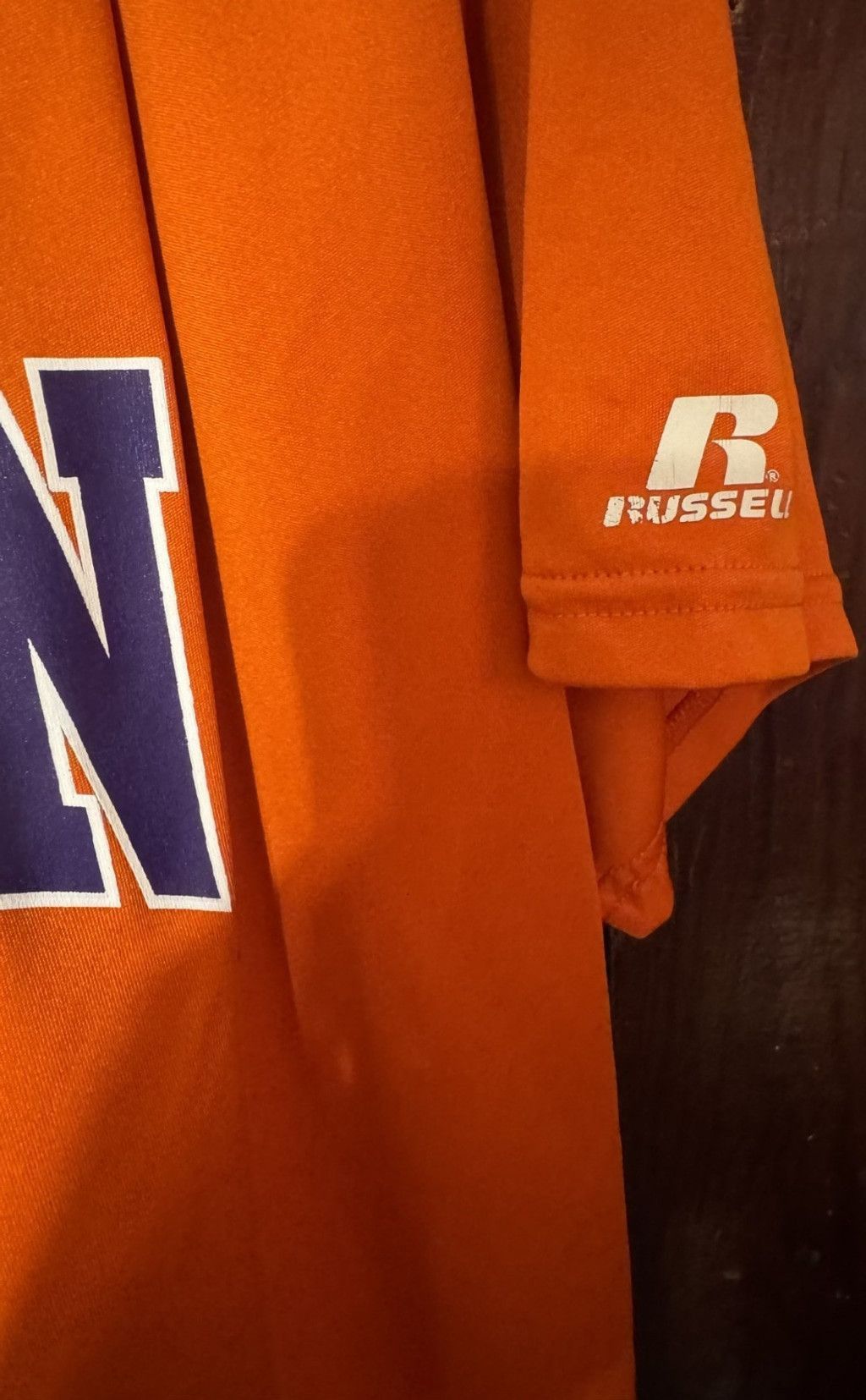 Russell Athletic Clemson Tigers Russell Athletic T-shirt Men Sz XL (?) Orange Size US XL / EU 56 / 4 - 5 Thumbnail