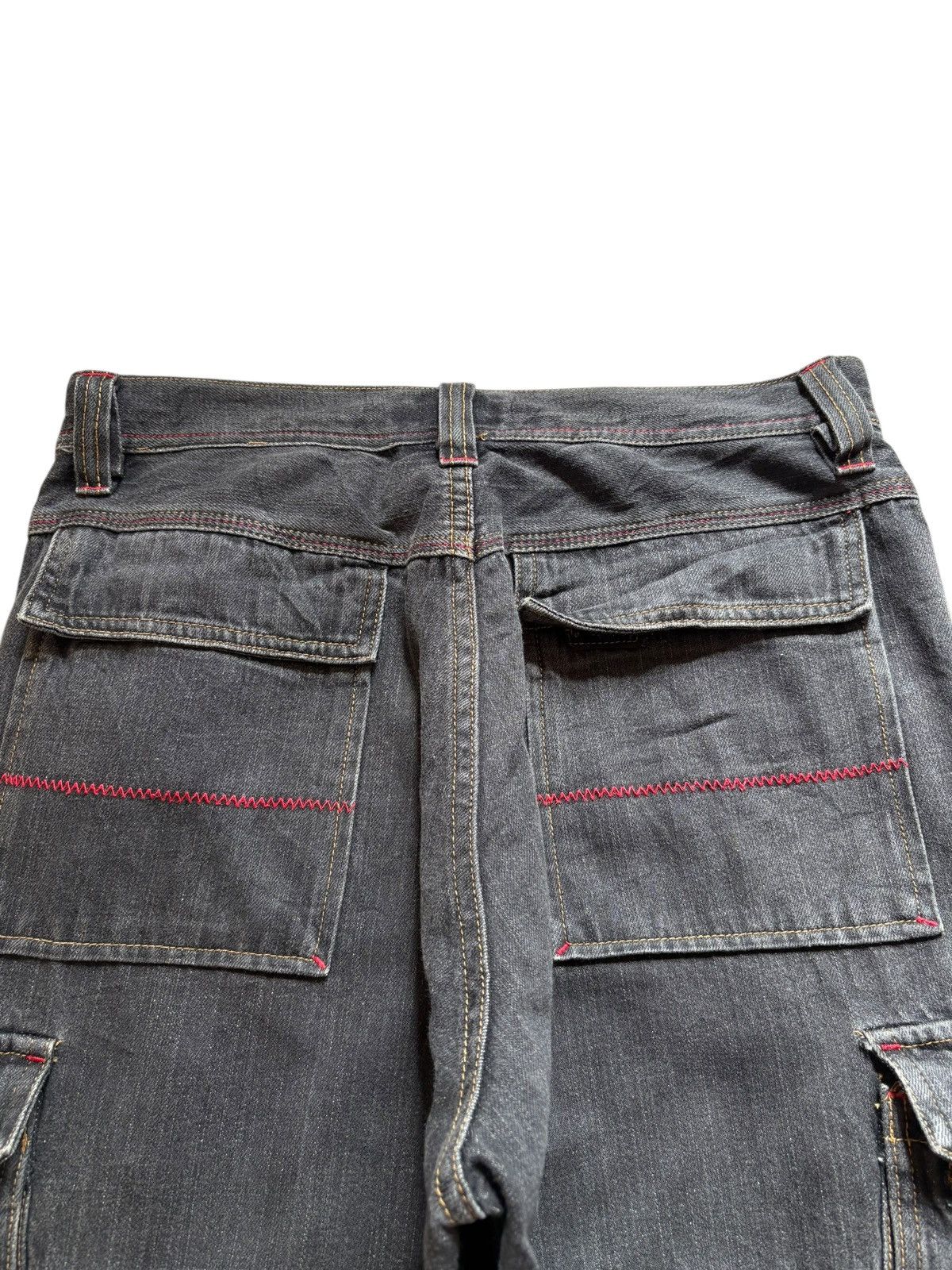 Japanese Brand Vintage Piko Distressed Baggy Cargo Jeans Size US 31 - 8 Thumbnail