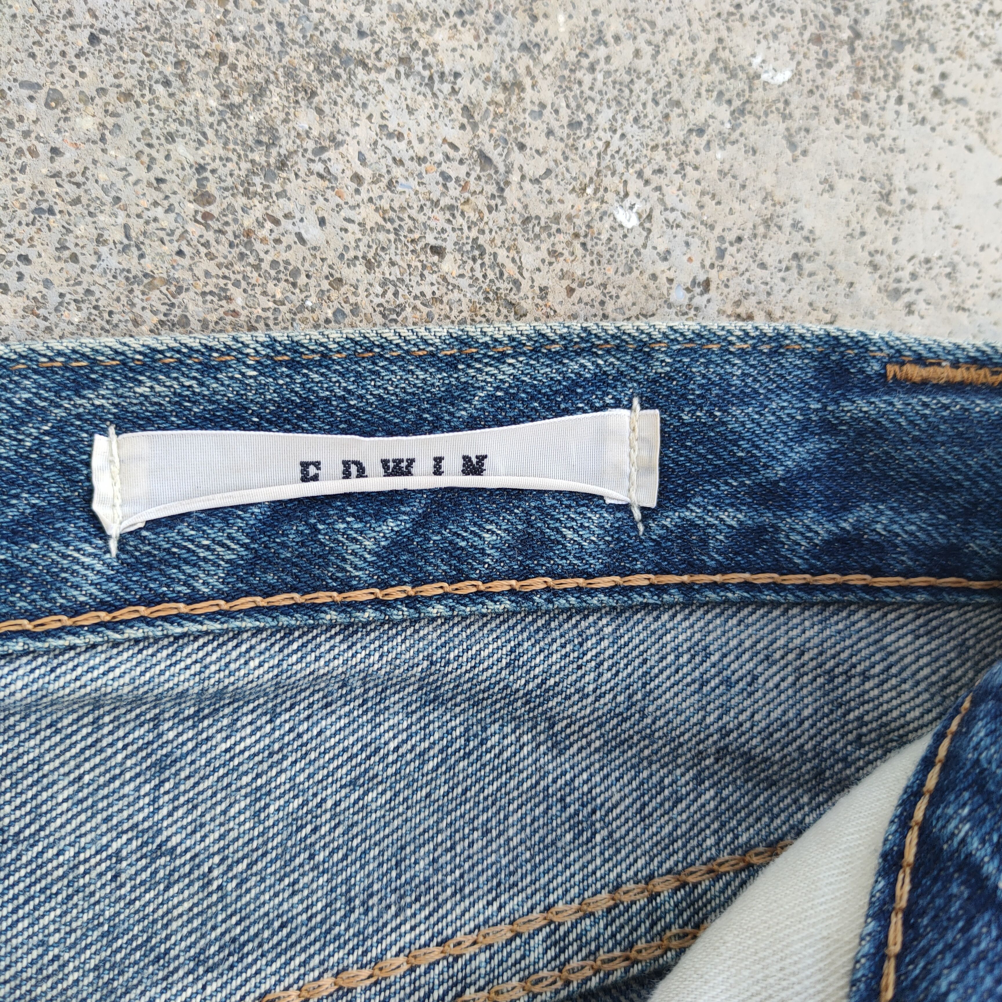 Edwin Vintage Edwin faded distressed jeans denim pants Size US 34 / EU 50 - 11 Thumbnail