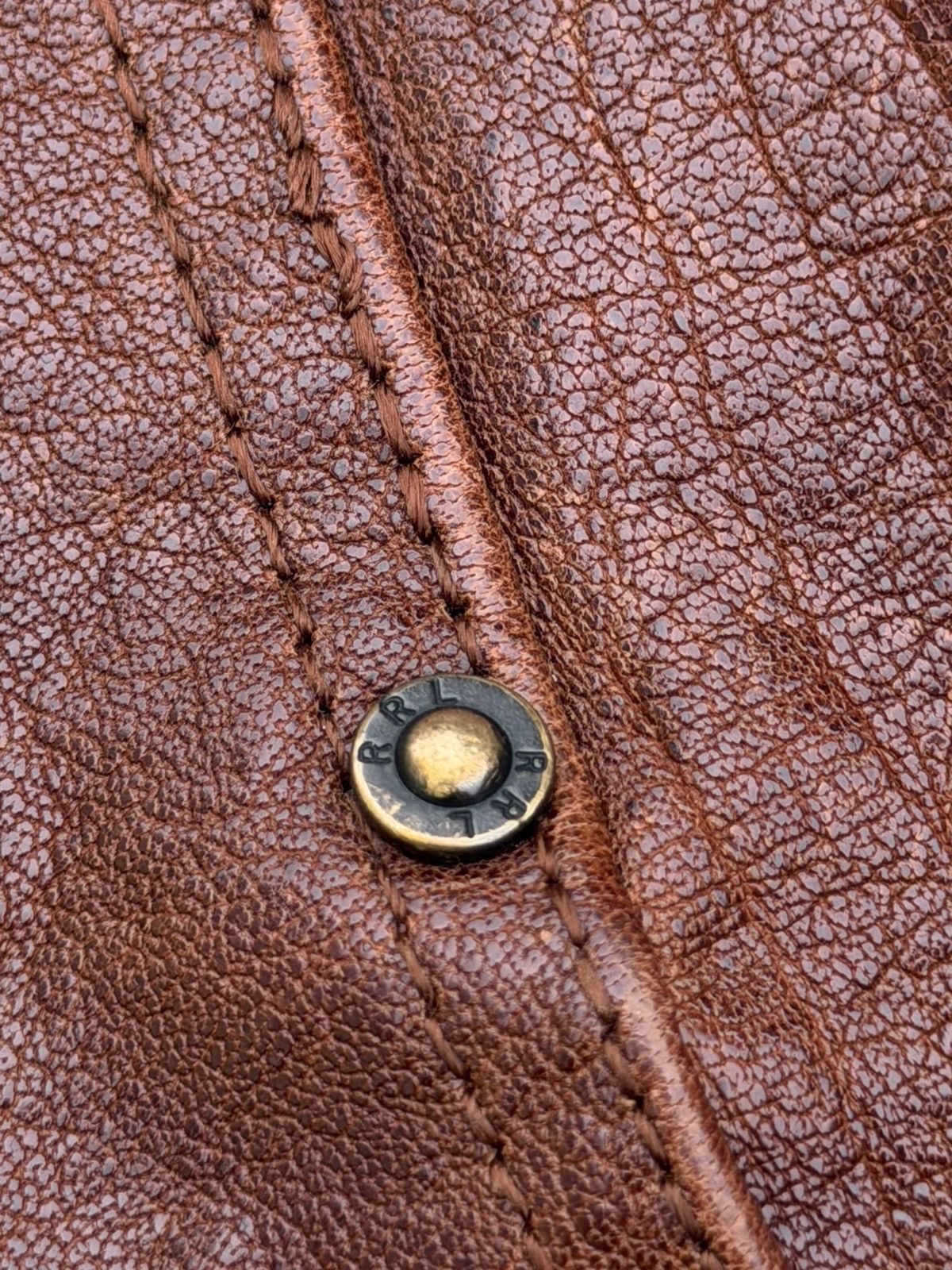 RRL Ralph Lauren Double RL Limited Edition Type 1 Buffalo Leather Jacket Size US M / EU 48-50 / 2 - 8 Thumbnail