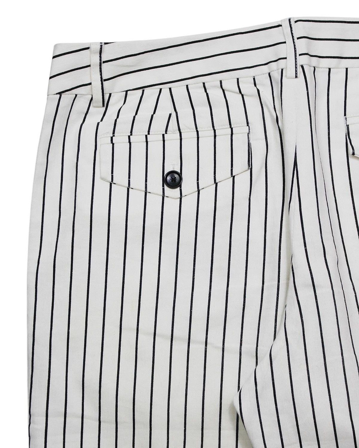 Hysteric Glamour UNITED ARROWS GREEN LABEL RELAXING PINSTRIPE CROPPED PANTS Size US 30 / EU 46 - 4 Thumbnail