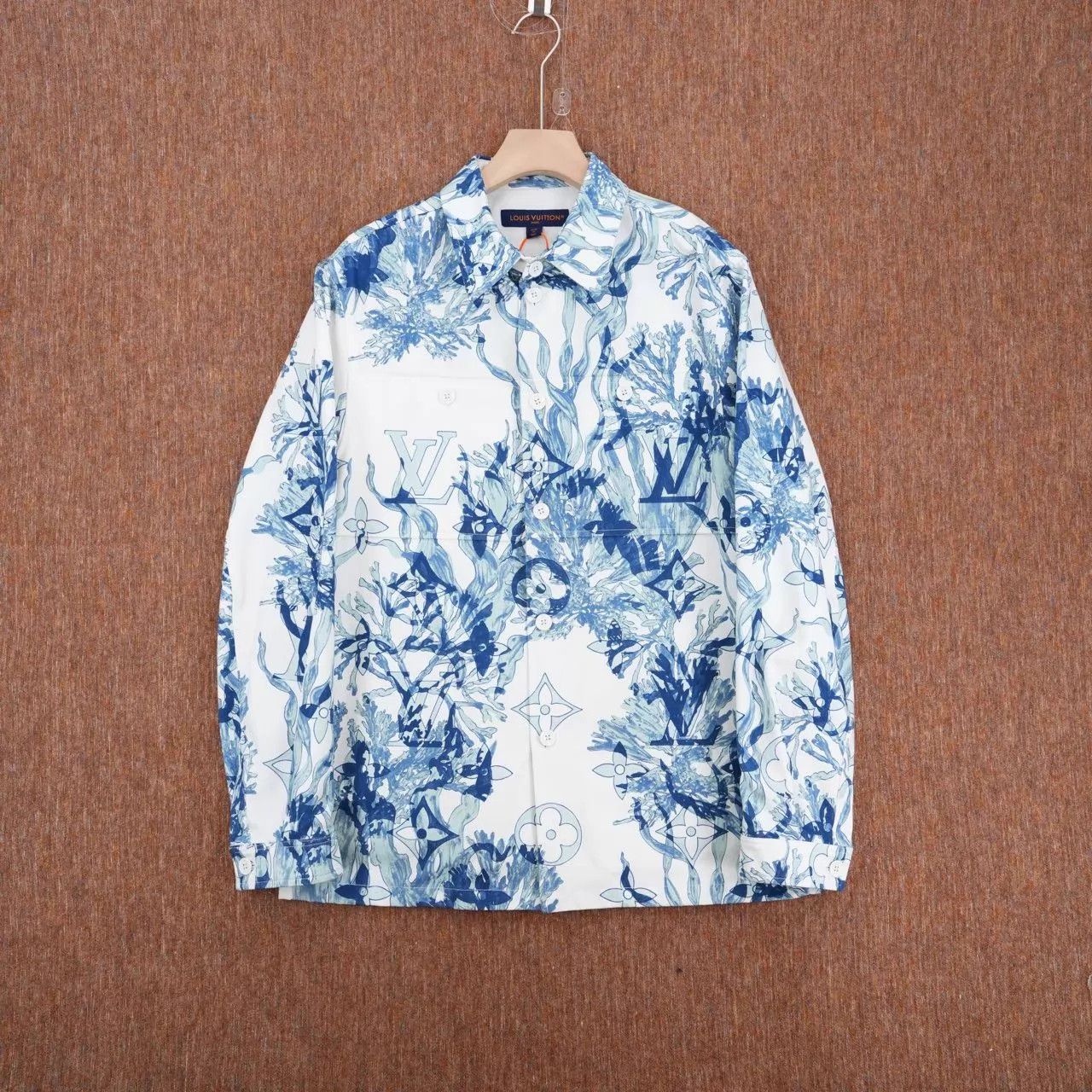 Louis Vuitton LV New Seagrass Logo Long Sleeve Shirt M Brand New Size US M / EU 48-50 / 2 - 1 Thumbnail