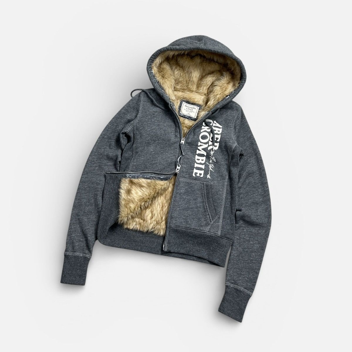 Abercrombie & Fitch Y2K Abercrombie & Fitch Vintage Faux Fur
