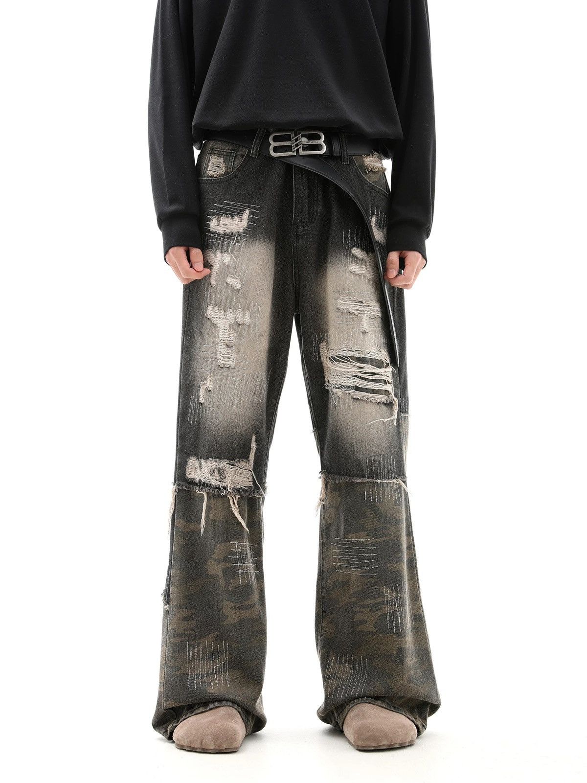 Japanese Brand × Vintage Retro punk pants Size US 31 - 3 Thumbnail
