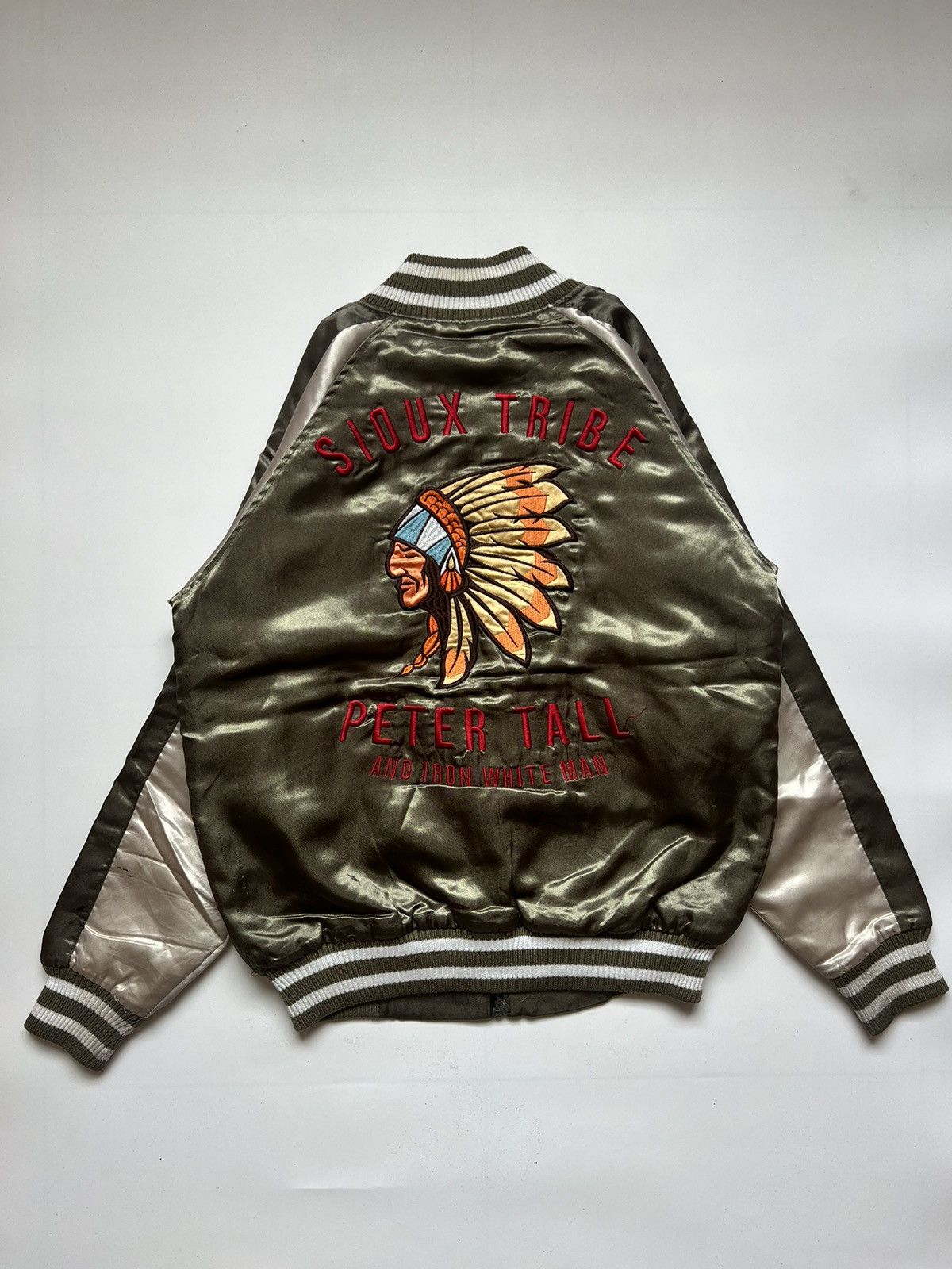 Japanese Brand Sidux Tribe Peter Tall Apache Sukajan Souvenir Jacket Size US M / EU 48-50 / 2 - 1 Thumbnail