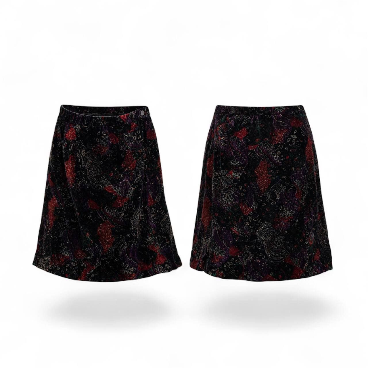 Givenchy 1970/80 GIVENCHY EN PLUS WEST GERMANY ERA FLOWERS SKIRT Sz54 Size 38" / US 16 / IT 52 - 3 Thumbnail