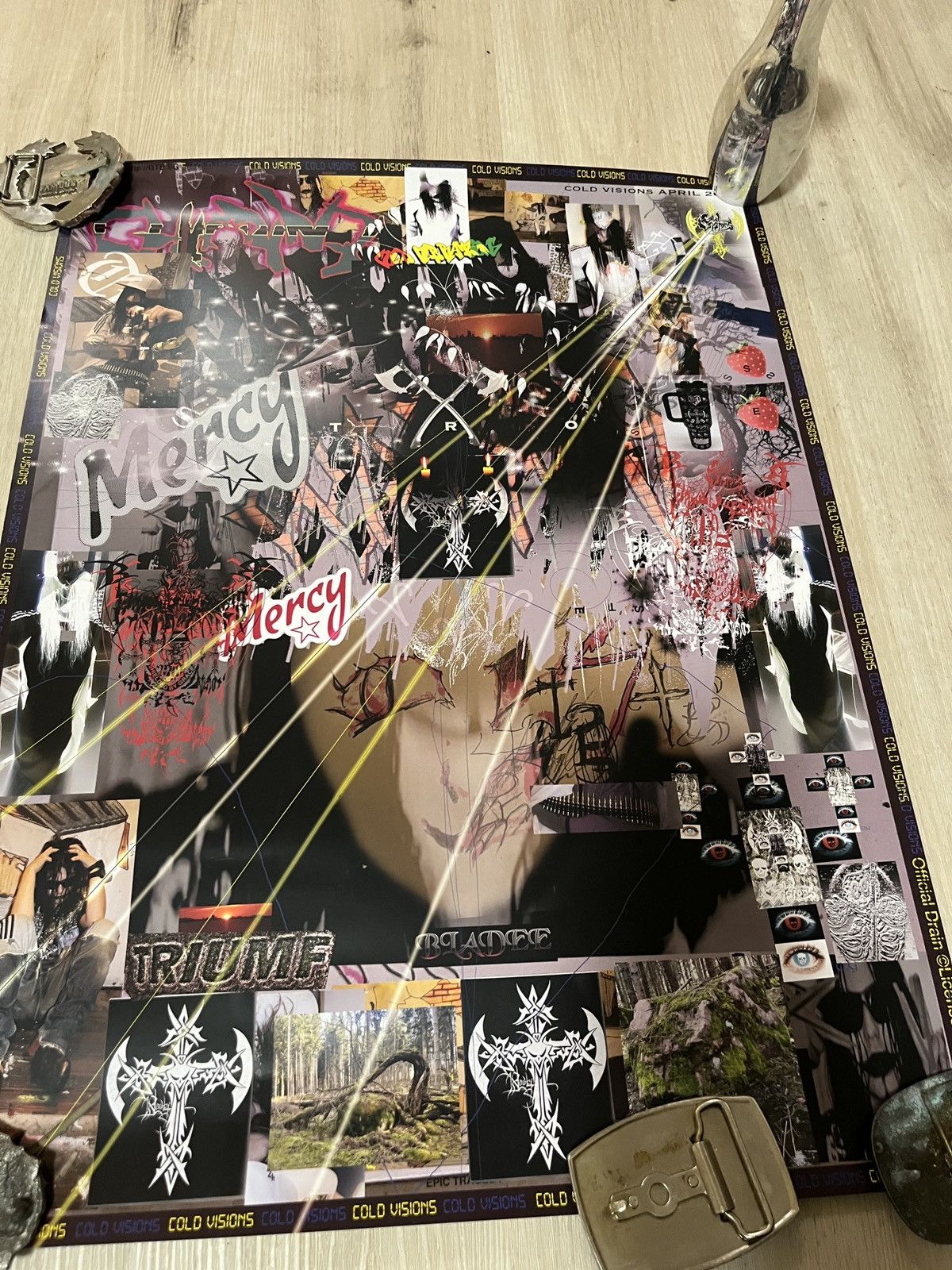 Drain Gang Cold Visions Aim Nothying Poster 2024 Size ONE SIZE - 10 Thumbnail
