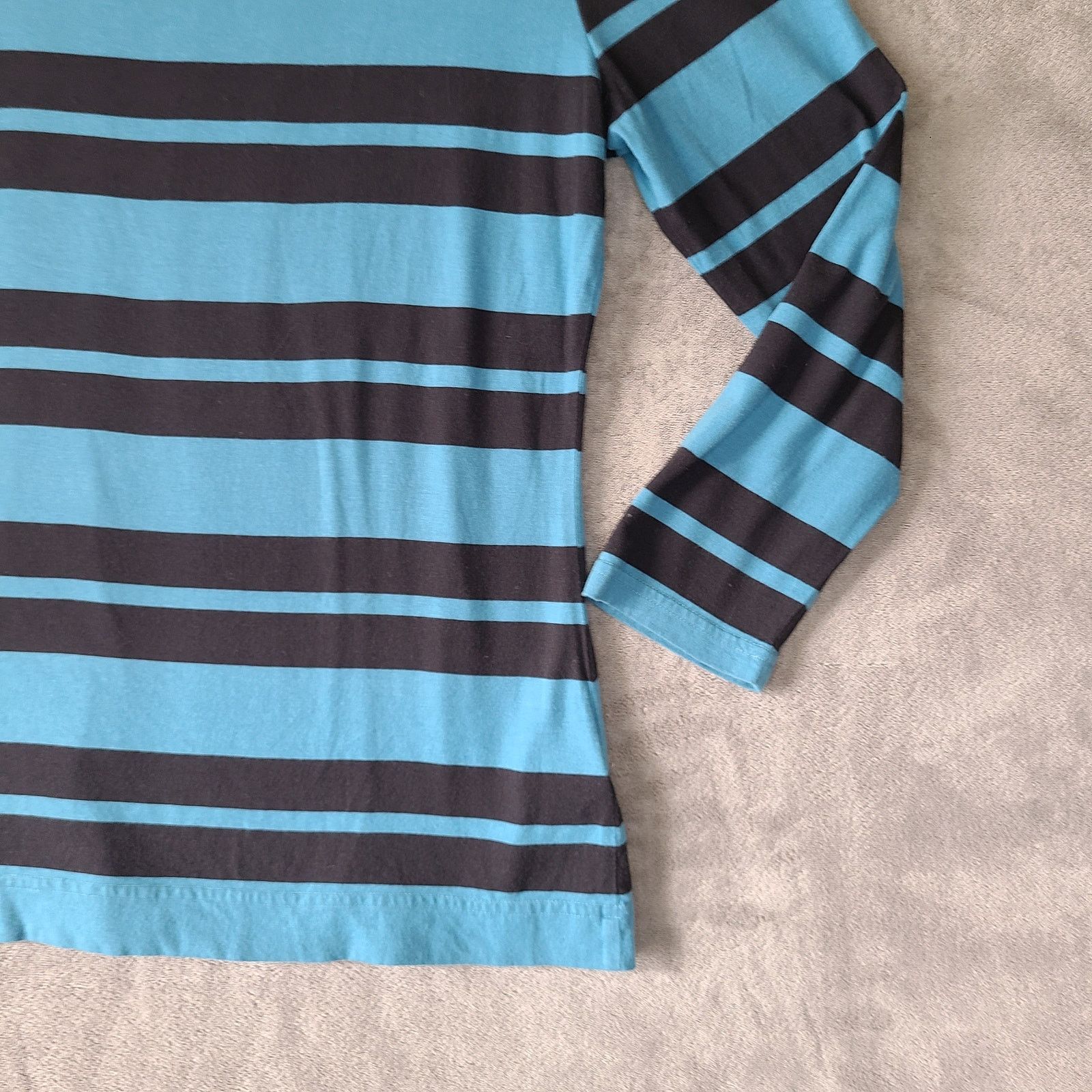 L.L. Bean LL Bean Signature Striped Shirt M Blue/Black Size M / US 6-8 / IT 42-44 - 15 Thumbnail