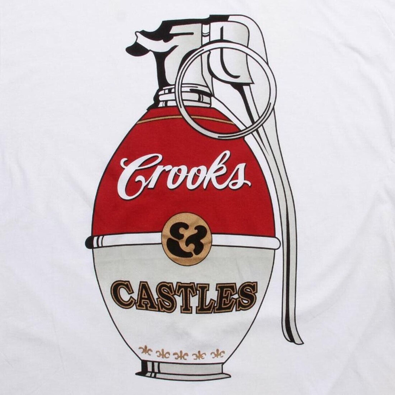 Crooks & Castles Crooks & Castles Men's T-Shirt War Hall Grenade Tee Size US S / EU 44-46 / 1 - 2 Thumbnail