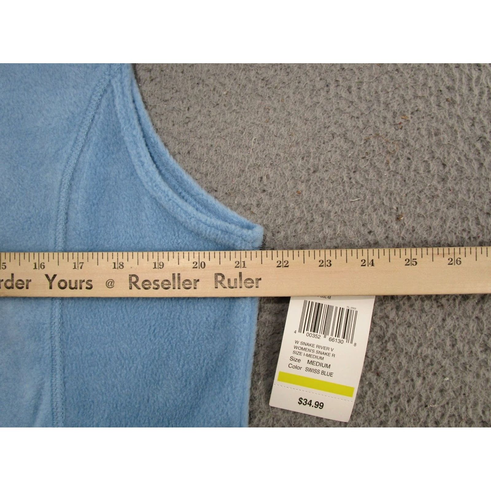 Vintage Cabela's Snake River Blue Fleece Full Zip Sleeveless Vest Womens M NEW Size M / US 6-8 / IT 42-44 - 7 Thumbnail