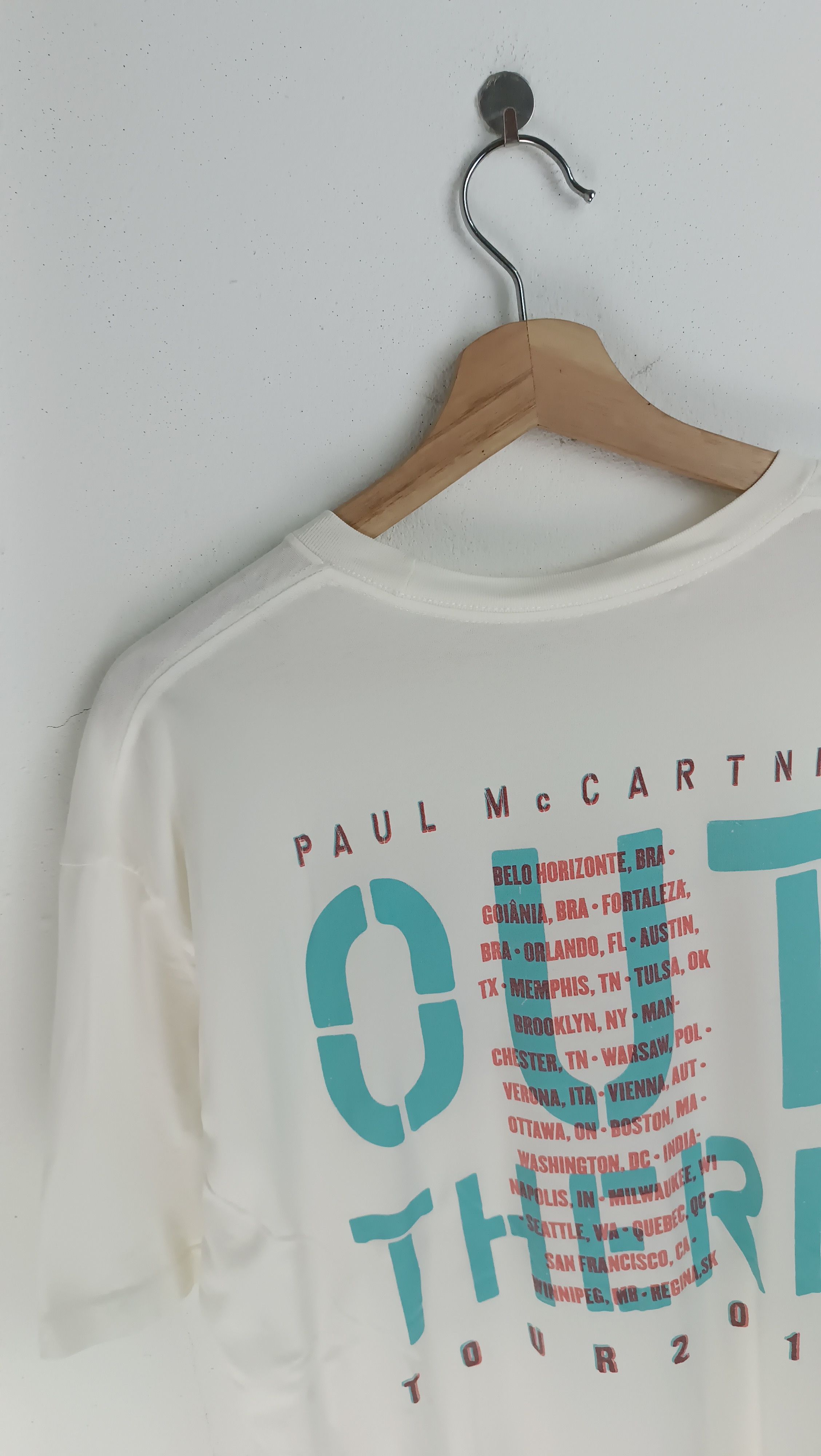 Vintage VINTAGE 2013 PAUL MCCARTNEY TOUR TEE beatles who kinks Size US XL / EU 56 / 4 - 11 Thumbnail