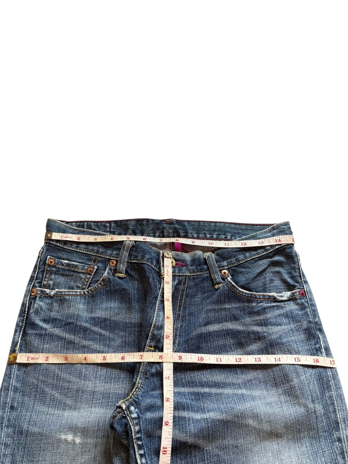 Levi's Vintage 90s Levis 507 Faded Wash Distressed Flare Jeans Size US 31 - 12 Thumbnail