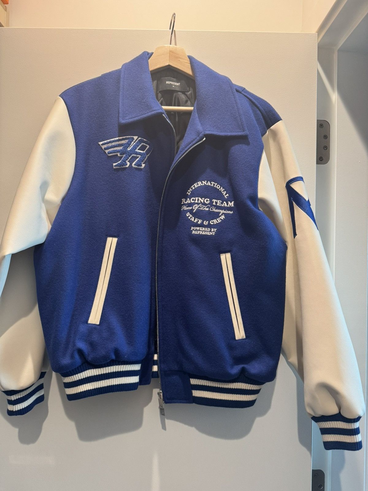 Represent Clo. Represent Racing Team Varsity Blue Bomber Size US M / EU 48-50 / 2 - 1 Thumbnail