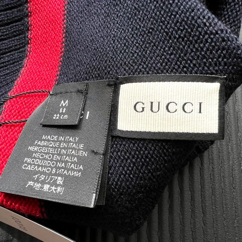 Gucci Gucci SizeM Logo knitted hat Size ONE SIZE - 6 Thumbnail