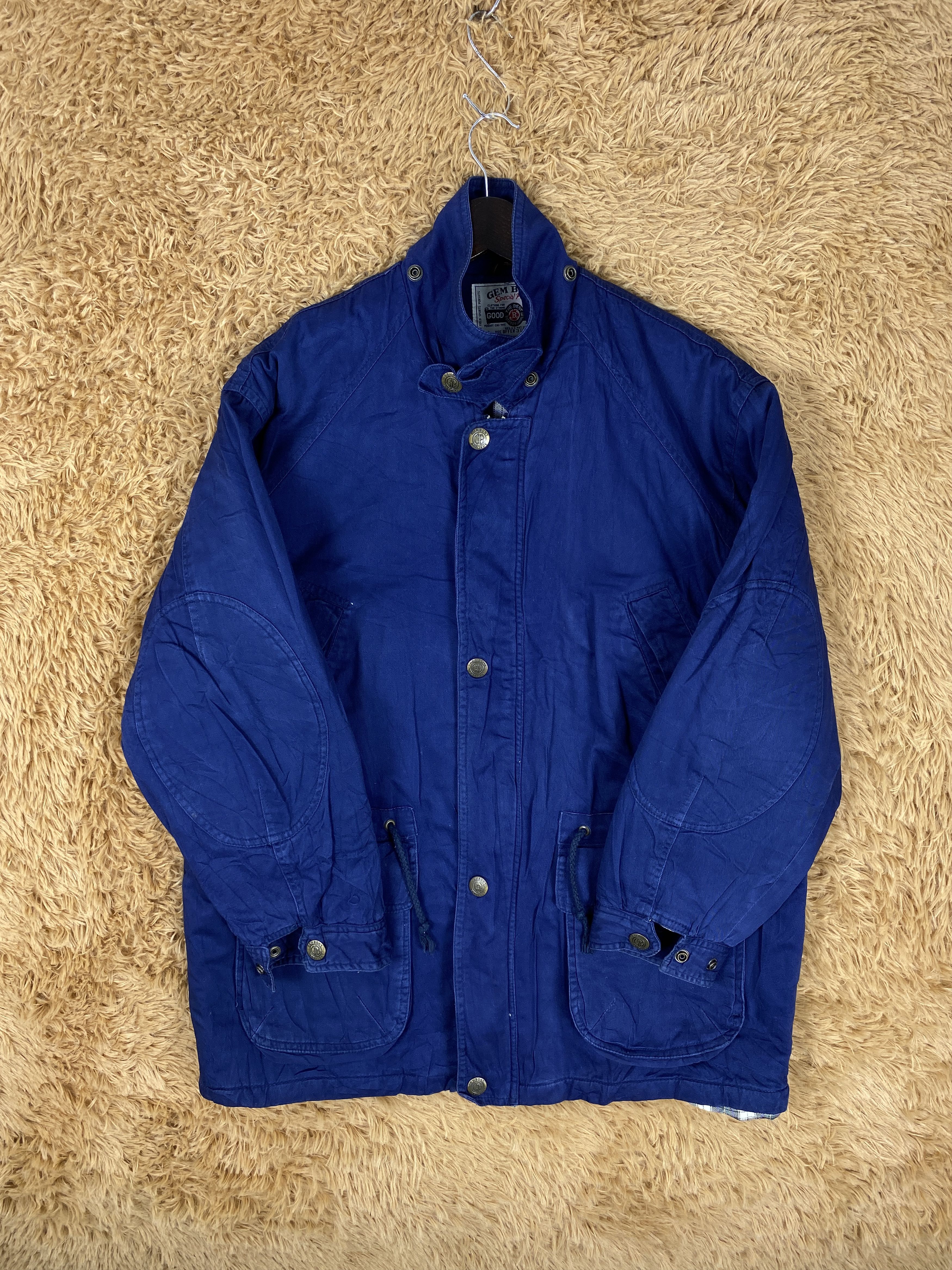 Japanese Brand Vintage Gembony Rugged Utility Flannel Lining Jacket J2183 Size US M / EU 48-50 / 2 - 5 Thumbnail