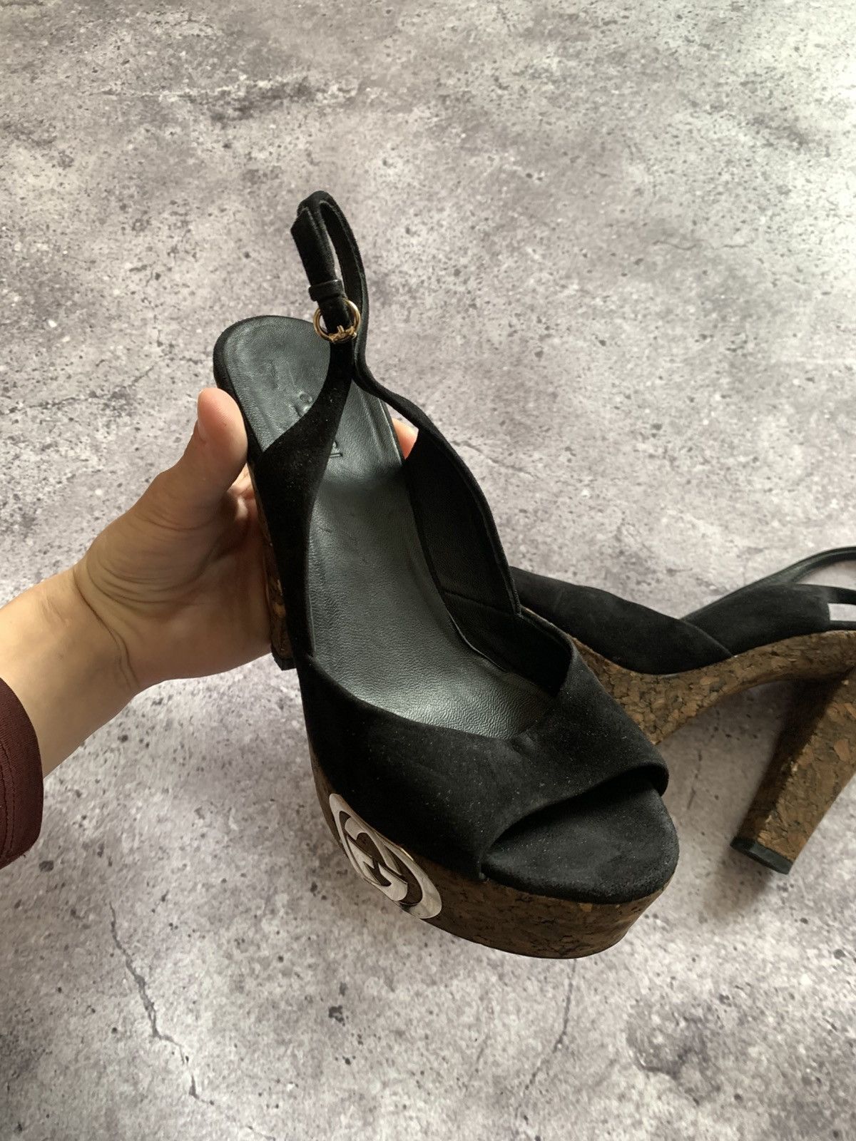 Gucci 🔥GUCCI BY TOM FORM PLATFORM HEELS Size US 8.5 / IT 38.5 - 17 Thumbnail