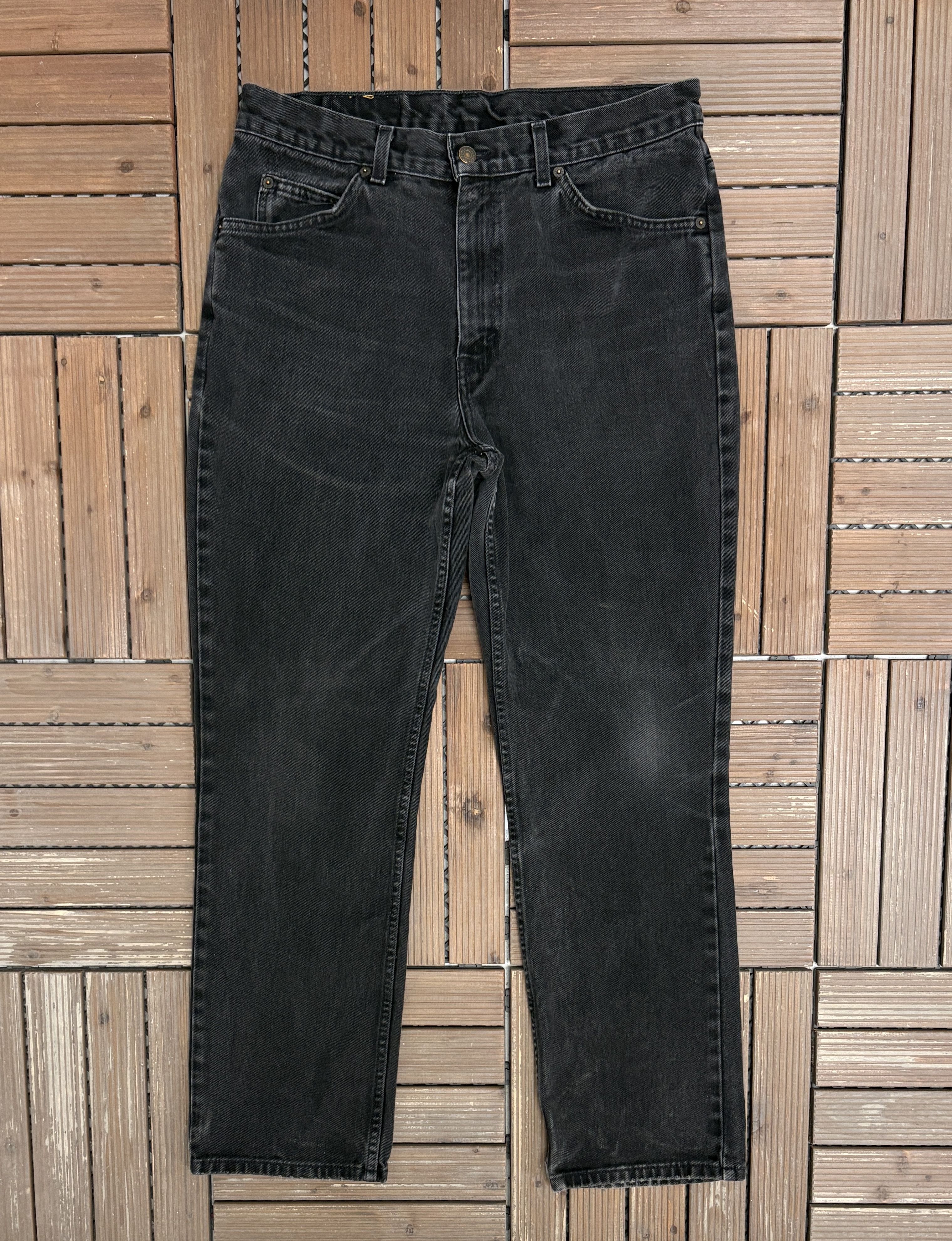 Levi's Levi's Levi Strauss & Co Orange Tab Vintage Black Jeans Size US 34 / EU 50 - 2 Thumbnail